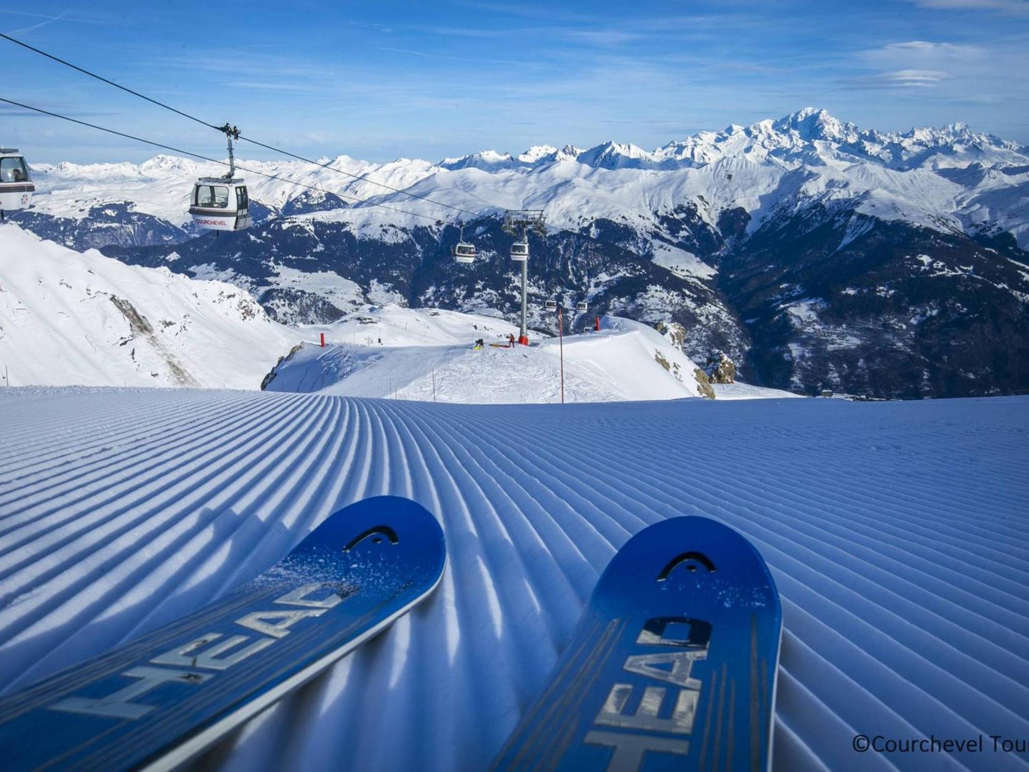 Studio Pour 2 Avec Skis Aux Pieds Et Parking A Courchevel 1850 - Fr-1-575-175 Apartment Exterior photo